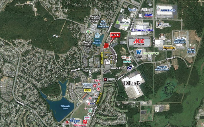 Pictures of Land property located at Commercial Park Drive, Maumelle, AR 72113 for sales - image #1