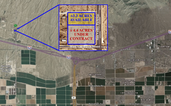Pictures of Land property located at NWC Sun Valley Pkwy & Van Buren, Buckeye, AZ 85396 for sales - image #1