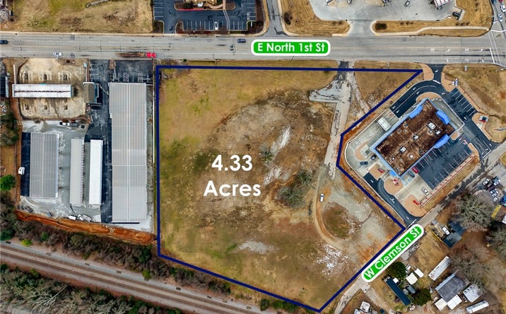 Pictures of Industrial, Land property located at 1018 E. North 1st Street, Seneca, SC 29678 for sales - image #1
