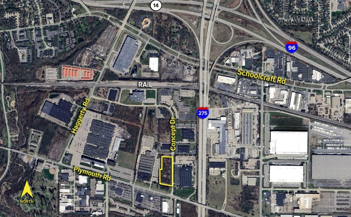 Pictures of Land property located at 40975 Concept Drive, Plymouth, MI 48170 for sales - image #1