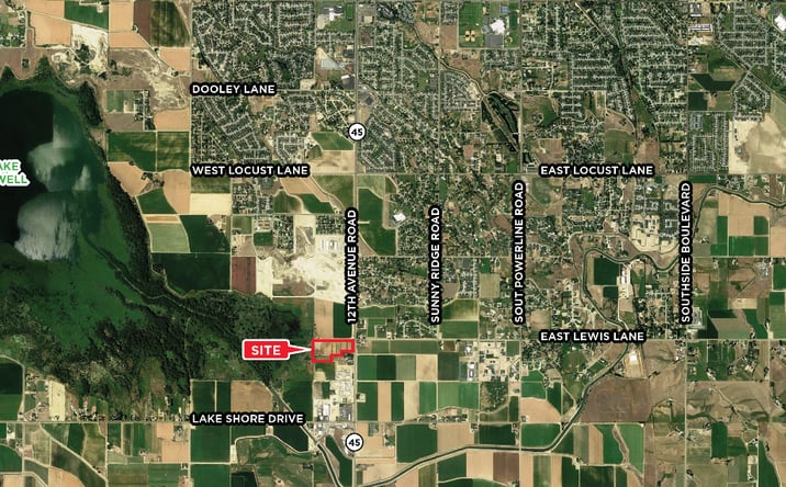 Pictures of Land property located at Highway 45 & E Lewis Lane, Nampa, ID 83686 for sales - image #1
