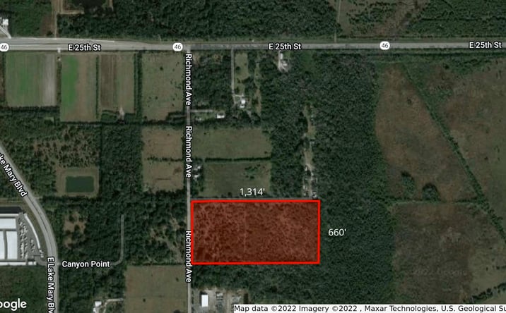 Pictures of Land, Industrial property located at Richmond Avenue, Sanford, FL 32773 for sales - image #1