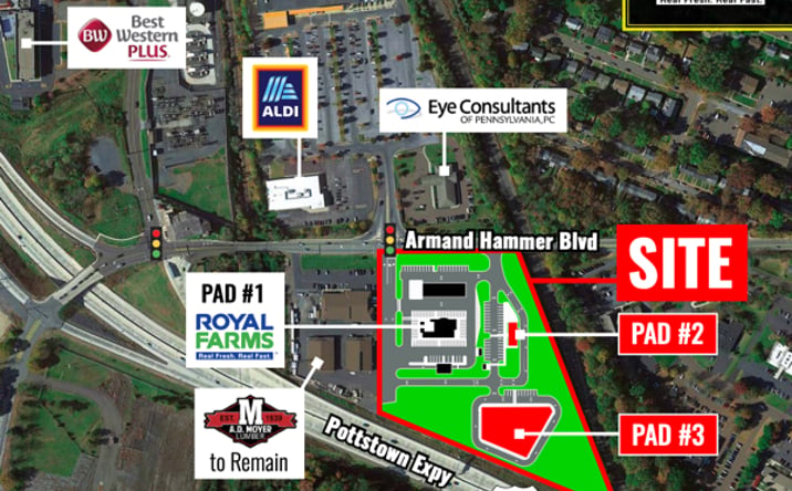 Pictures of Land property located at 300 Armand Hammer Blvd, Pottstown, PA 19464 for sales - image #1