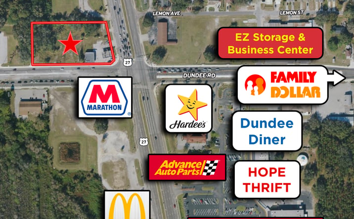 Pictures of Land property located at 28274 Us Hwy 27, Dundee, FL 33838 for sales - image #1