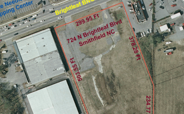 Pictures of Land property located at 724 N Brightleaf Blvd, Smithfield, NC 27577 for sales - image #1