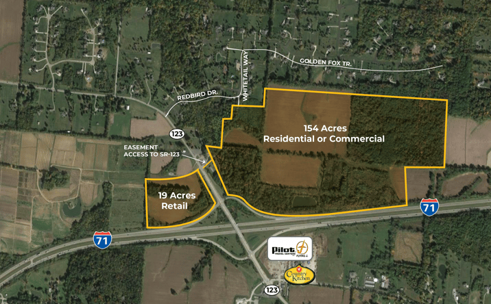Pictures of Land property located at State Route 123 And I-71 - Lot 1, Lebanon, OH 45036 for sales - image #1