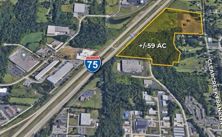 Pictures of Land property located at I-75 Near SR. 73, Springboro, OH 45066 for sales - image #1
