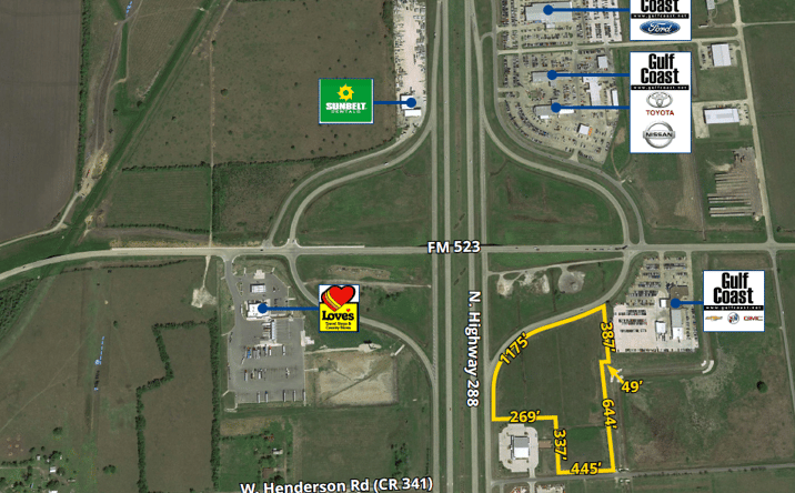 Pictures of Land property located at 2500 N. Hwy 288, Angleton, TX 77515 for sales - image #1
