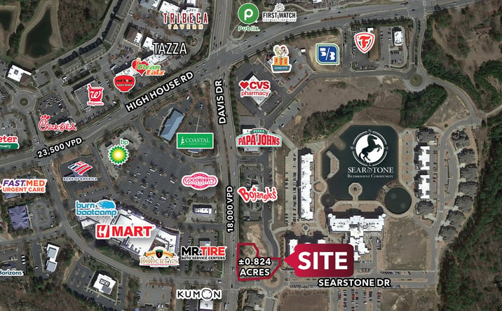 Pictures of Land property located at 2310 Davis Dr, Cary, NC 27519 for sales - image #1