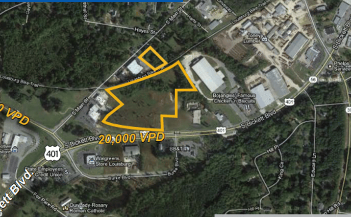 Pictures of Land property located at S Bickett Blvd, Louisburg, NC 27549 for sales - image #1