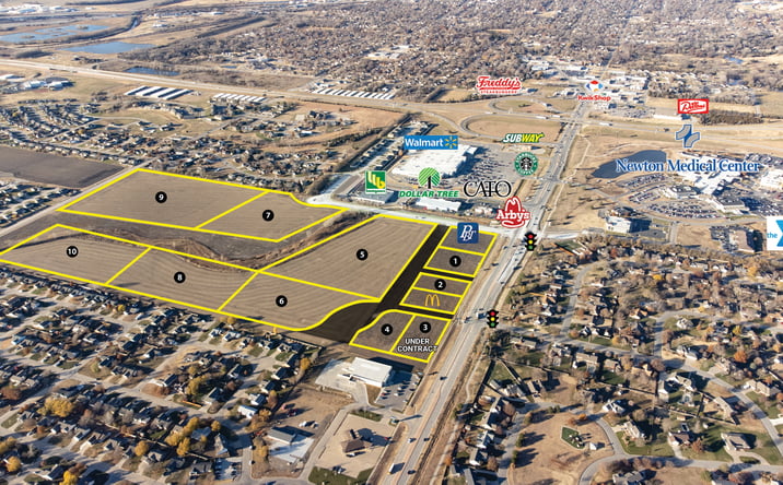 Pictures of Land property located at S Kansas Ave & Quail Creek Ave, Newton, KS 67114 for sales - image #1
