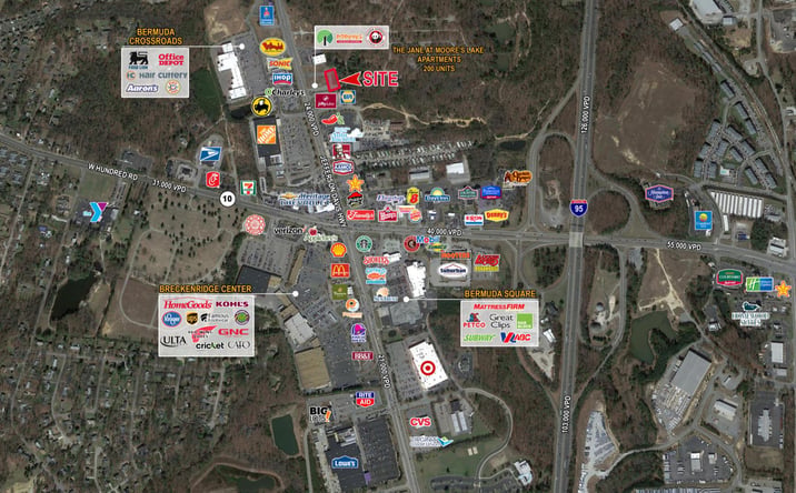 Pictures of Land, Retail property located at 12141 Jefferson Davis Hwy, Chester, VA 23831 for sales - image #1