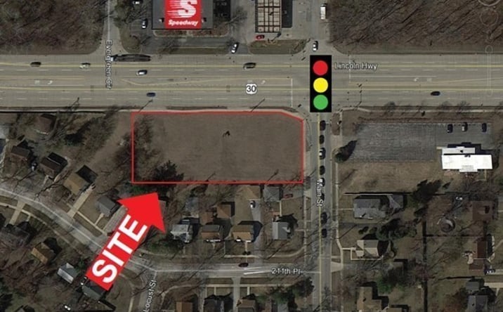 Pictures of Retail, Office, Land property located at 3601-3611 W Lincoln Hwy, Matteson, IL 60443 for sales - image #1