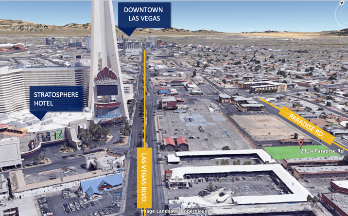 Pictures of Land property located at 2124 Paradise Rd, Las Vegas, NV 89104 for sales - image #1
