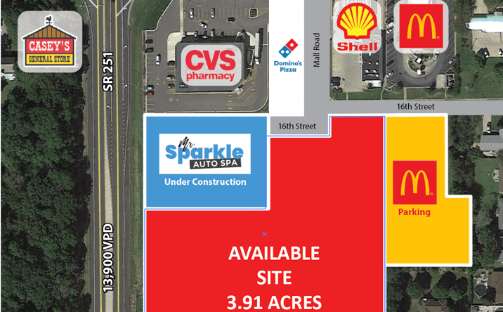 Pictures of Land property located at Shooting Park Road Retail, Peru, IL 61354 for sales - image #1