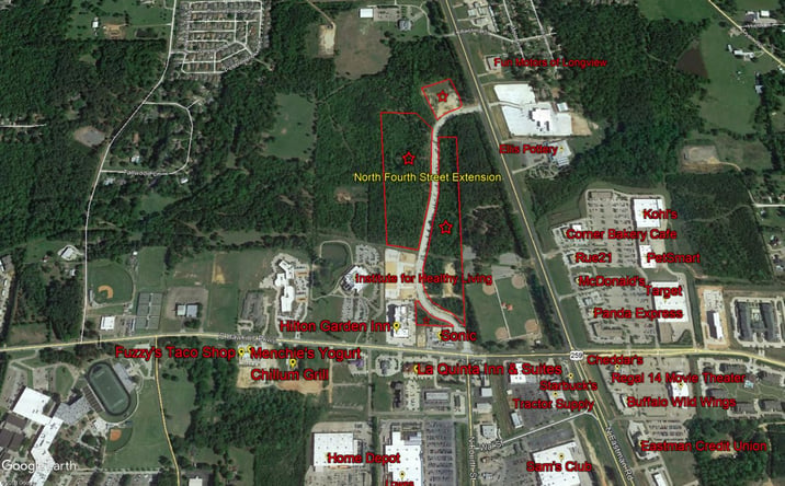 Pictures of Land property located at North Fourth Street Extension, Longview, TX 75605 for sales - image #1