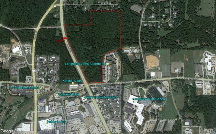 Pictures of Land property located at Judson Rd. & Hawkins Pkwy, Longview, TX 75605 for sales - image #1
