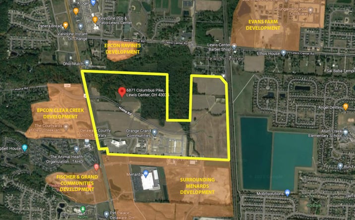 Pictures of Land property located at 6871 Columbus Pike S, Lewis Center, OH 43035 for sales - image #1