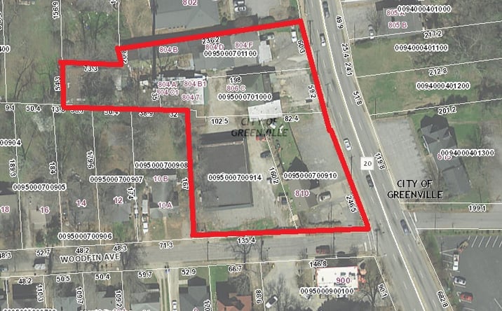 Pictures of Land property located at 810 Augusta St, Greenville, SC 29605 for sales - image #1