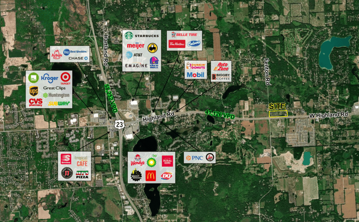 Pictures of Land property located at NEC M-59 & Fenton Road, Hartland, MI 48353 for sales - image #1