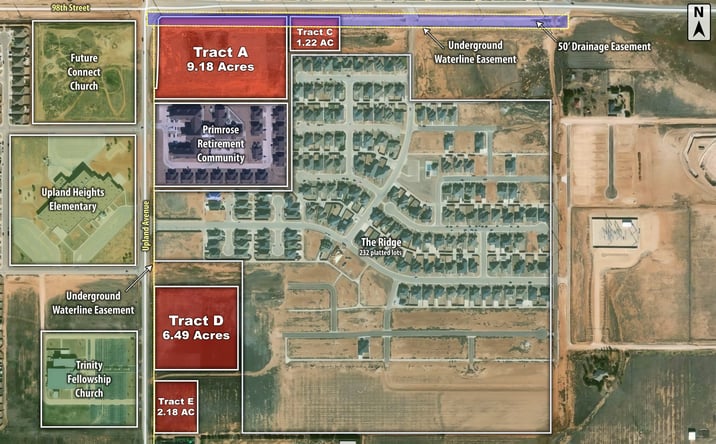 Pictures of Land property located at SEC 98th Street & Upland Avenue, Lubbock, TX 79424 for sales - image #1