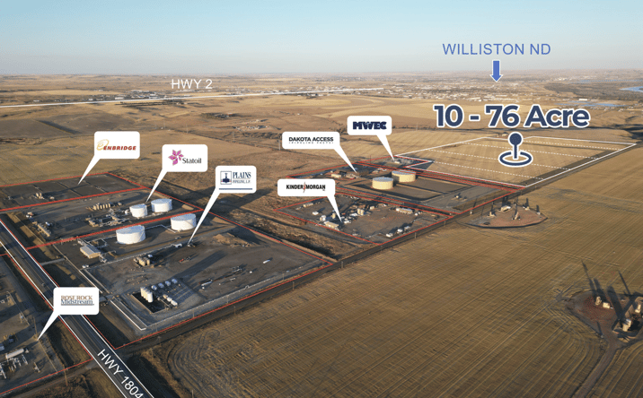 Pictures of Land property located at 48th Street NW & Hwy 1804, Williston, ND 58801 for sales - image #1