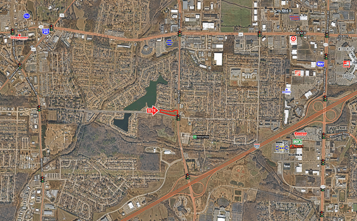 Pictures of Land property located at NWC Appling Rd & Reese Rd, Memphis, TN 38133 for sales - image #1