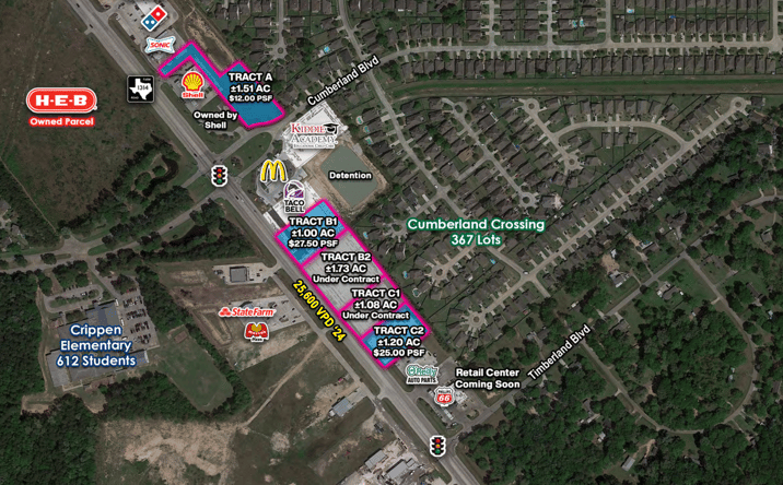 Pictures of Land property located at SEC Of Grand Parkway & FM1314, Porter, TX 77365 for sales - image #1