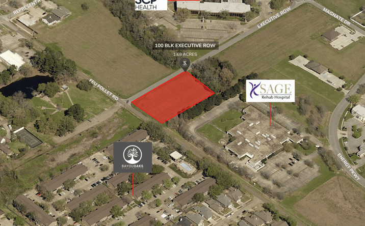 Pictures of Land property located at 100 Executive Row, Lafayette, LA 70508 for sales - image #1