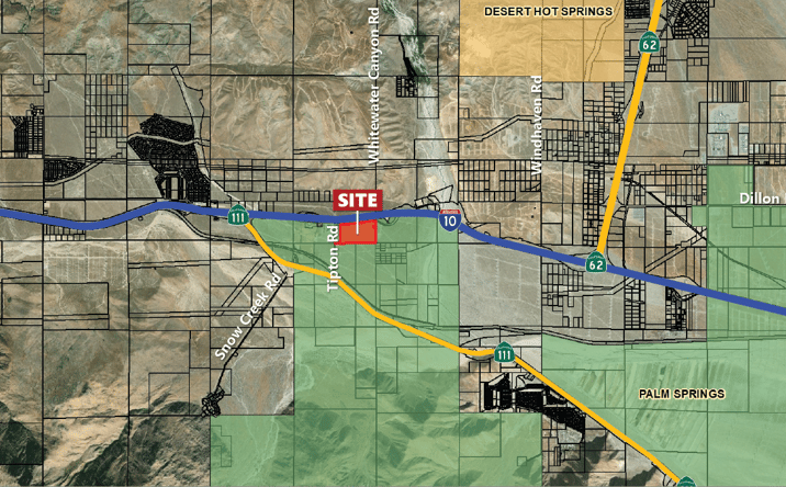 Pictures of Land property located at 71.5 Acres I-10 Logistics Corridor, Whitewater, CA 92282 for sales - image #1