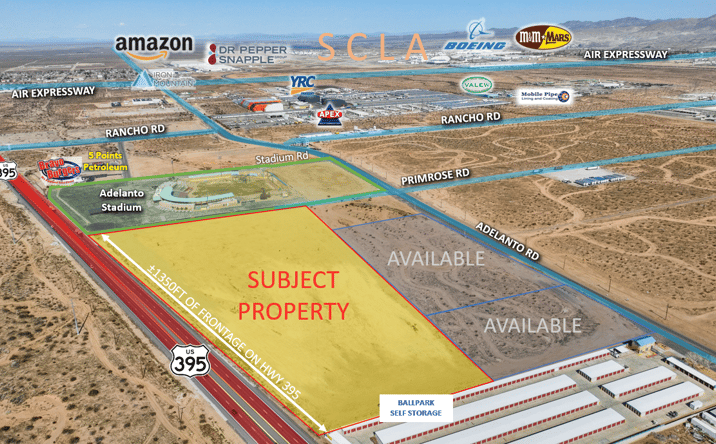 Pictures of Land property located at Highway 395 & Adelanto Road, Adelanto, CA 92301 for sales - image #1