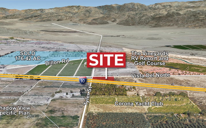 Pictures of Land property located at I-10 & Vista Del Norte, Coachella, CA 92236 for sales - image #1