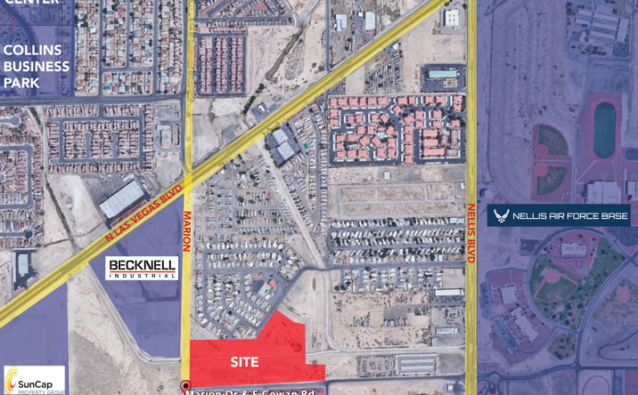 Pictures of Land property located at 0 Marion Dr & Gowan Rd, Sunrise Manor, NV 89115 for sales - image #1