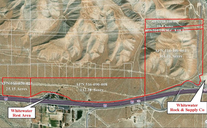 Pictures of Land property located at Whitewater Canyon Rd, Palm Springs, CA 92282 for sales - image #1