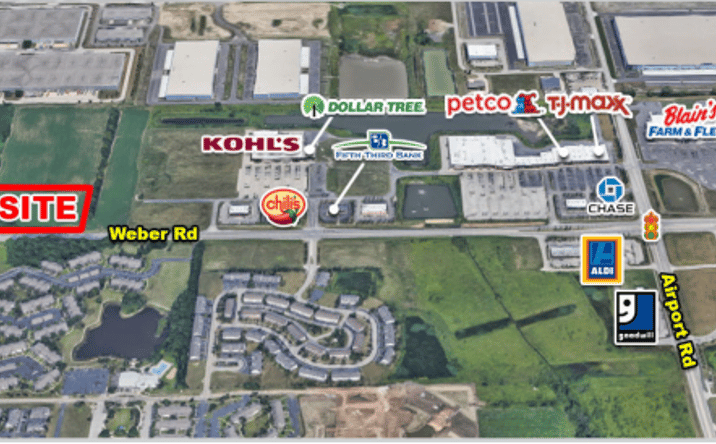 Pictures of Land property located at Weber Road & High Point Rd, Romeoville, IL 60517 for sales - image #1
