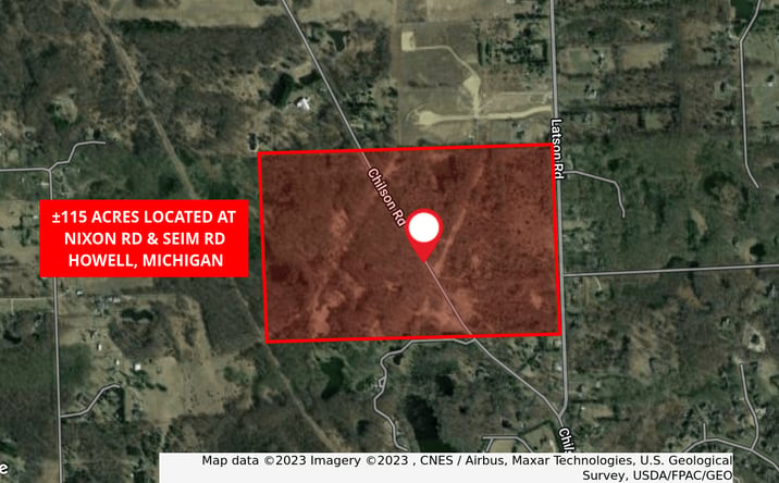Pictures of Land property located at 115 ± Acres Located at Nixon & Seim Road, Howell, MT 48843 for sales - image #1