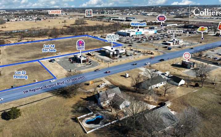 Pictures of Land property located at SW I Street & SW Regional Airport Rd, Bentonville, AR 72712 for sales - image #1