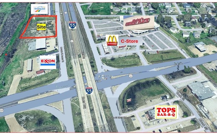 Pictures of Land property located at I-55 Service Road at US 64, Marion, AR 72364 for sales - image #1