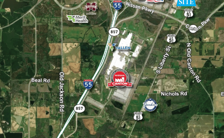 Pictures of Land property located at Canton One Park, Canton, MS 39046 for sales - image #1