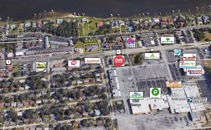 Pictures of Retail property located at 2323 S RIDGEWOOD Avenue, South Daytona, FL 32119 for sales - image #1