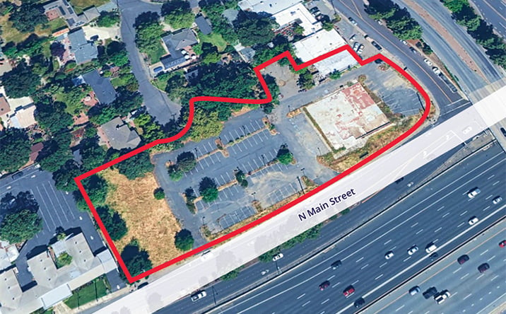 Pictures of Retail, Land property located at 3131 N Main St (2.48 Ac), Pleasant Hill, CA 94523 for sales - image #1