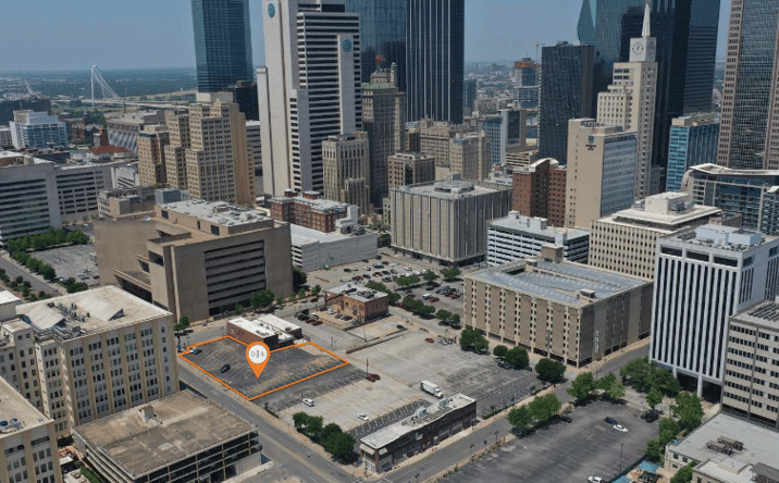 Pictures of Land property located at 1705, 1707, 1713 Young St, Dallas, TX 75201 for sales - image #1