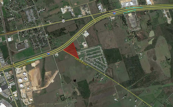 Pictures of Land property located at I-10 & Ward Bend Rd, Sealy, TX 77474 for sales - image #1