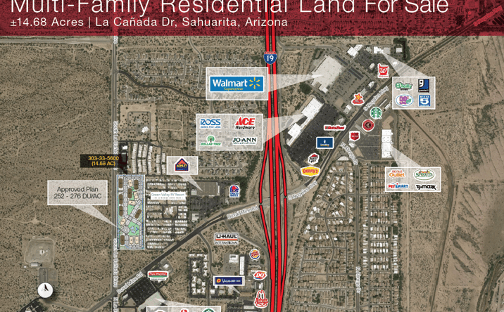 Pictures of Land property located at I-19 Duval Mine Rd, Sahuarita, AZ 85614 for sales - image #1
