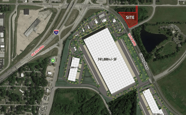 Pictures of Land property located at I-35 & South Liberty Pkwy, Liberty, MO 64068 for sales - image #1