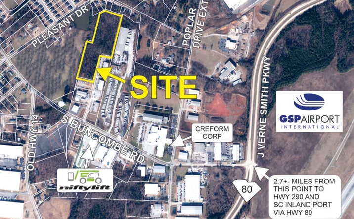 Pictures of Land property located at 1425 S Buncombe Rd, Greer, SC 29651 for sales - image #1