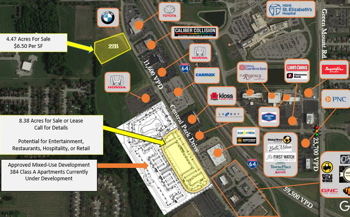 Pictures of Land property located at Central Park Dr, O’Fallon, IL 62269 for sales - image #1