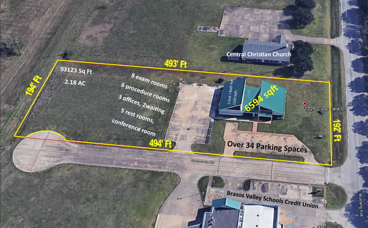 Pictures of Land, Office property located at 1229 Corporate Drive - Unit A, Rosenberg, TX 77471 for sales - image #1
