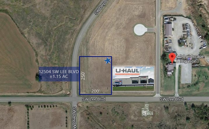Pictures of Land property located at 12504 Sw Lee Blvd., Lawton, OK 73505 for sales - image #1