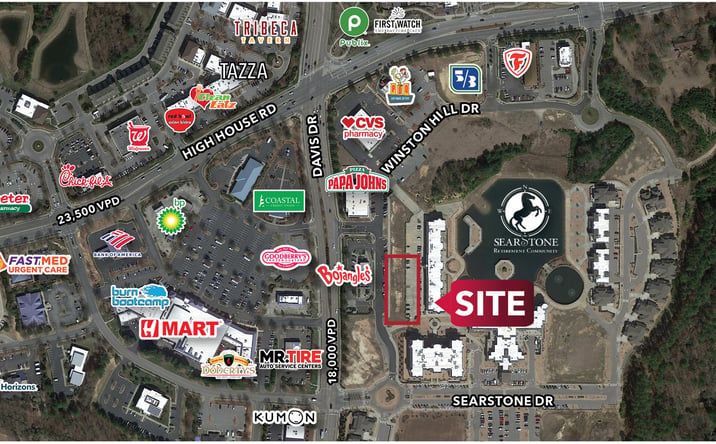 Pictures of Land property located at Winston Hill Dr, Cary, NC 27511 for sales - image #1